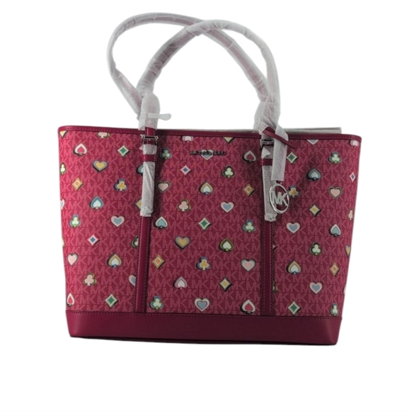 Michael Kors Printed Leather Tote Bag  NWT ! - Picture 1 of 13